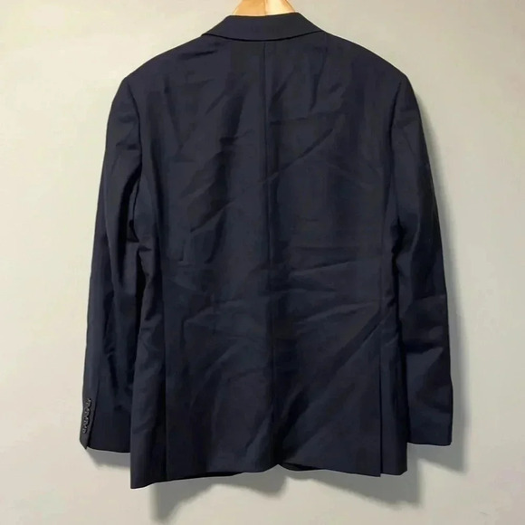 J. Crew ludlow wool tollegno 1900  navy sport coat blazer jacket 38S slim - Picture 6 of 7